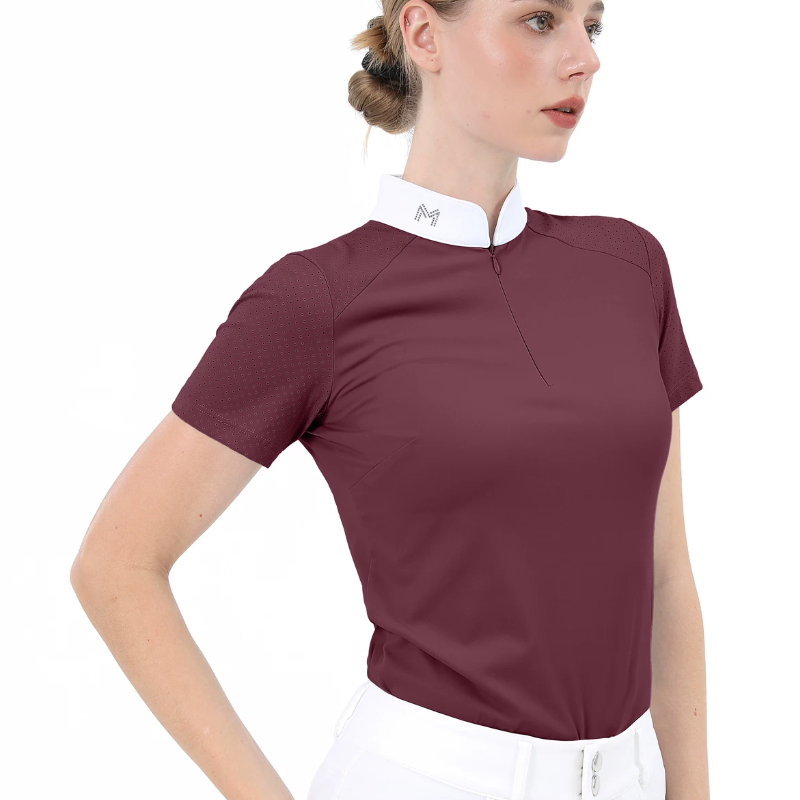 Polo Shirt Equestrian - Professionelles Kurzarm-Reit-T-Shirt für Damen Polo-Shirt Reitsportbekleidung