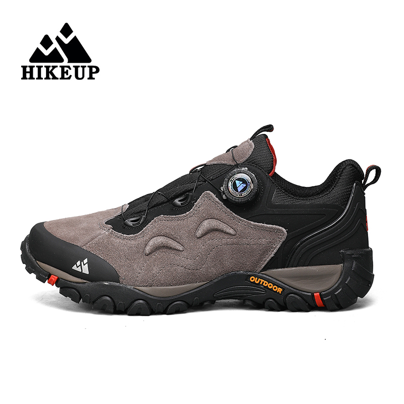 Climbing Shoe Beginner - HIKEUP-Lederschuhe für Herren, Outdoor-Wanderschuhe, Touristentreckingsneaker, Bergsteigen,
