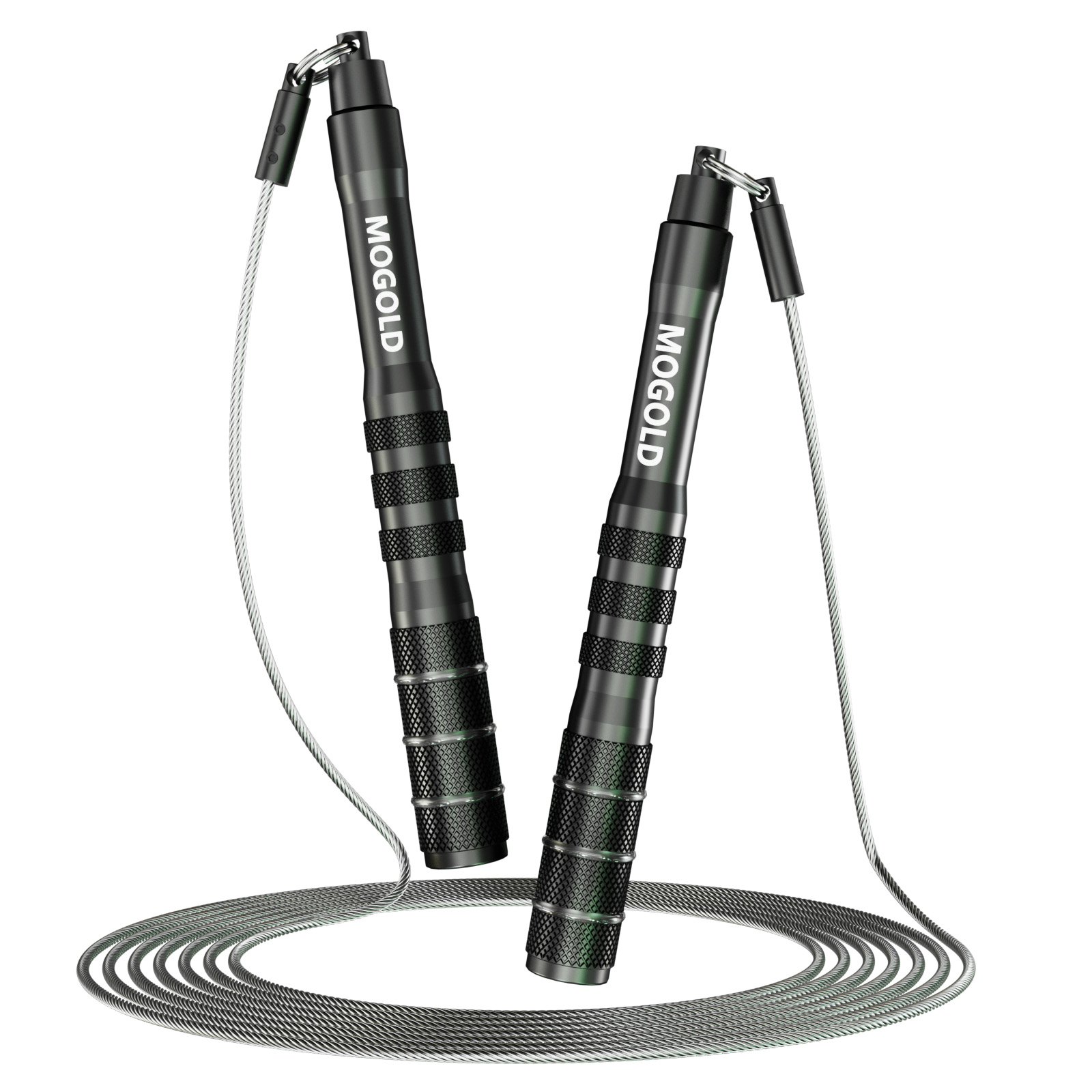 Speed Skipping Rope - Anti-Tangling-Schnellspringseil, verstellbares Springseil aus Stahldraht, geeignet