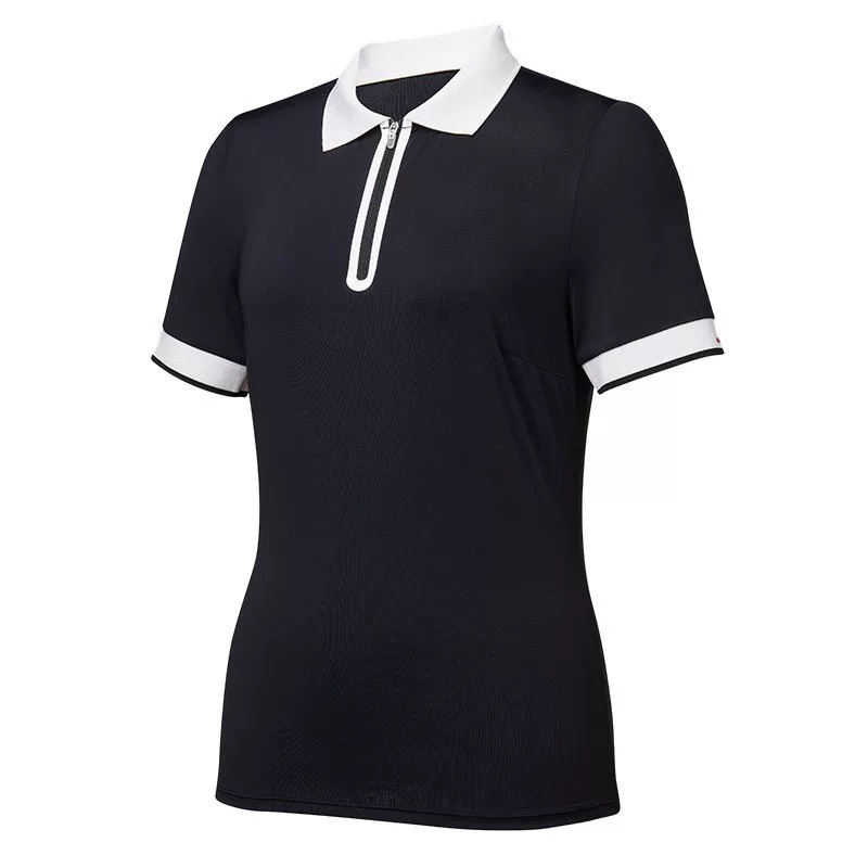Polo Shirt Equestrian - Damen Sommer-Poloshirt mit Kragen und Kurzarm