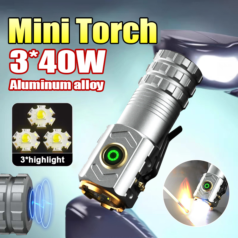 Outdoor Spotlight - super leistungsstarke Spotlight-Zündungs-Taschenlampe, Mini-Taschenlampe, starker Magnet,