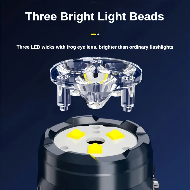 Mini-3-LED-Taschenlampe mit St – Outdoor Spotlight Bewertung und Preis