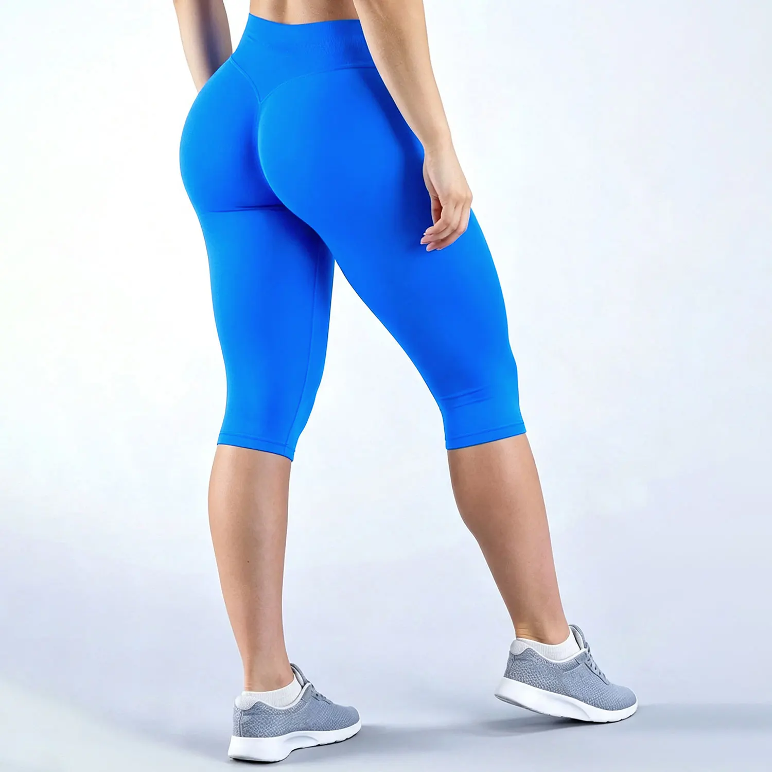 Nahtlose Yoga-Caprihose für Da – Outdoor Sport Leggings Bewertung und Preis