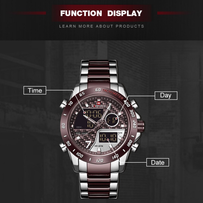 NAVIFORCE Herren Neue Analog-D – Outdoor Sport News Bewertung und Preis
