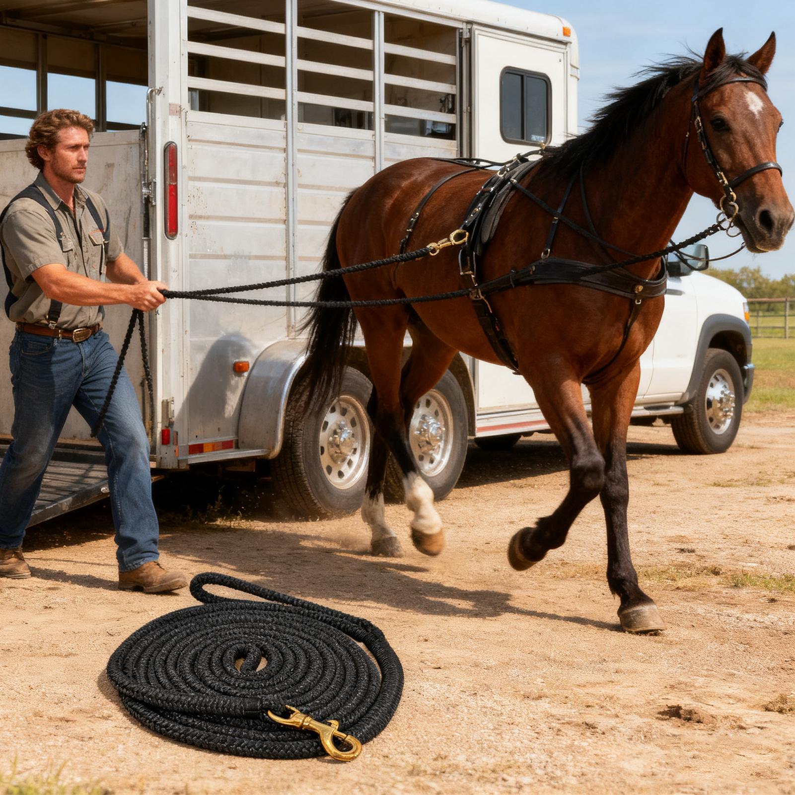 Pferde-Lungenseil, Hochleistun – Lunge Line Horse Bewertung und Preis