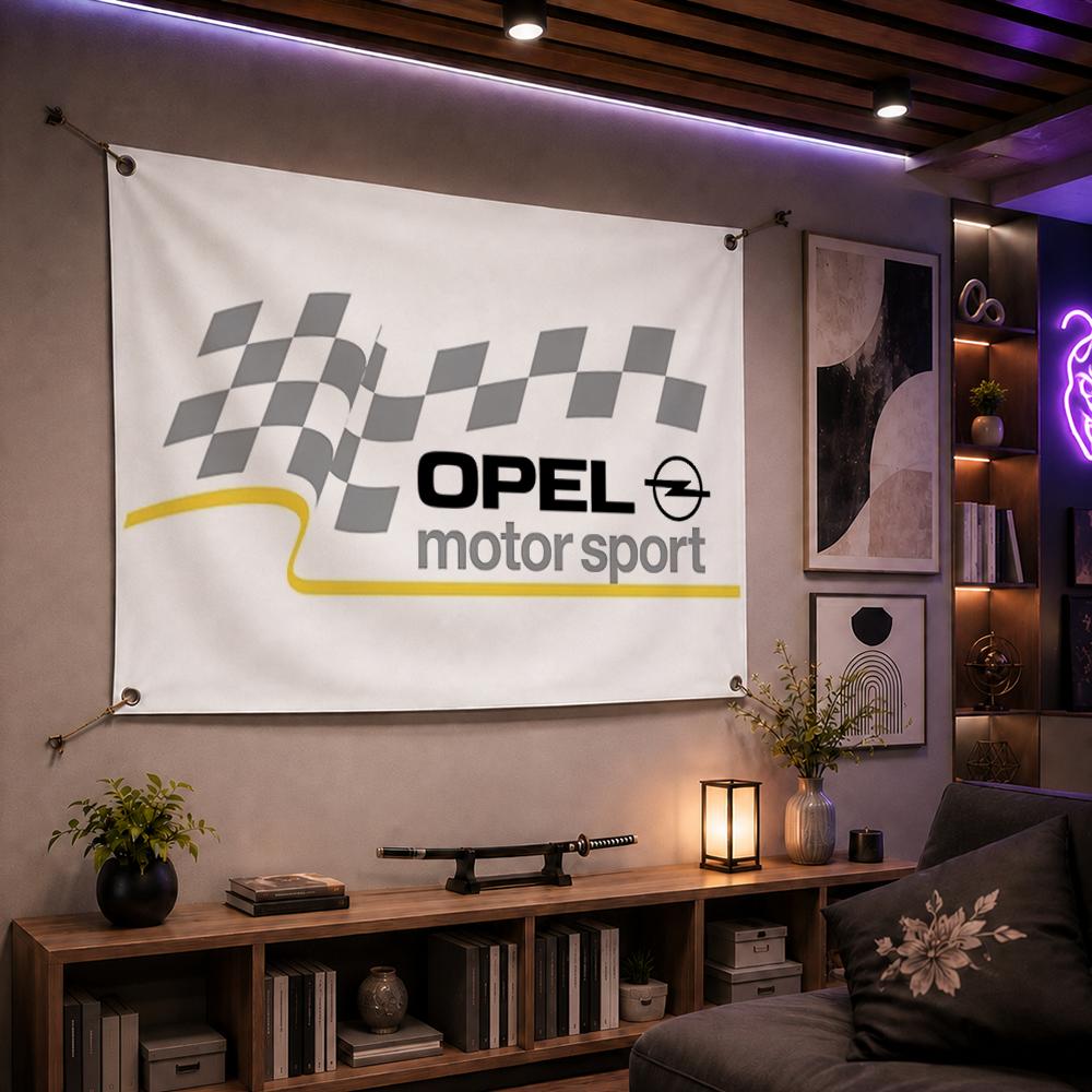 O-Opels Motorsport Metall-Logo – Outdoor Sport Background Bewertung und Preis