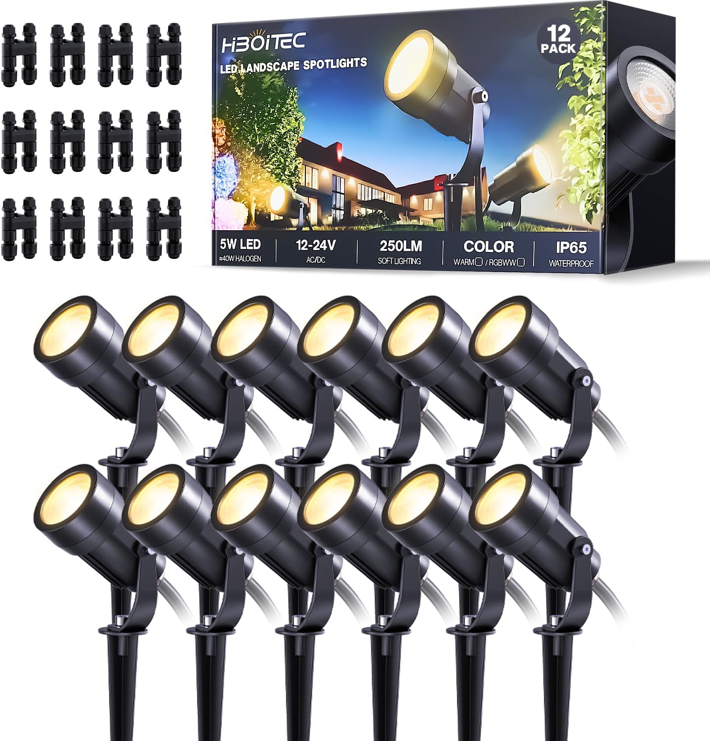 12er-Pack Niederspannungs-Land – Outdoor Spotlight Bewertung und Preis