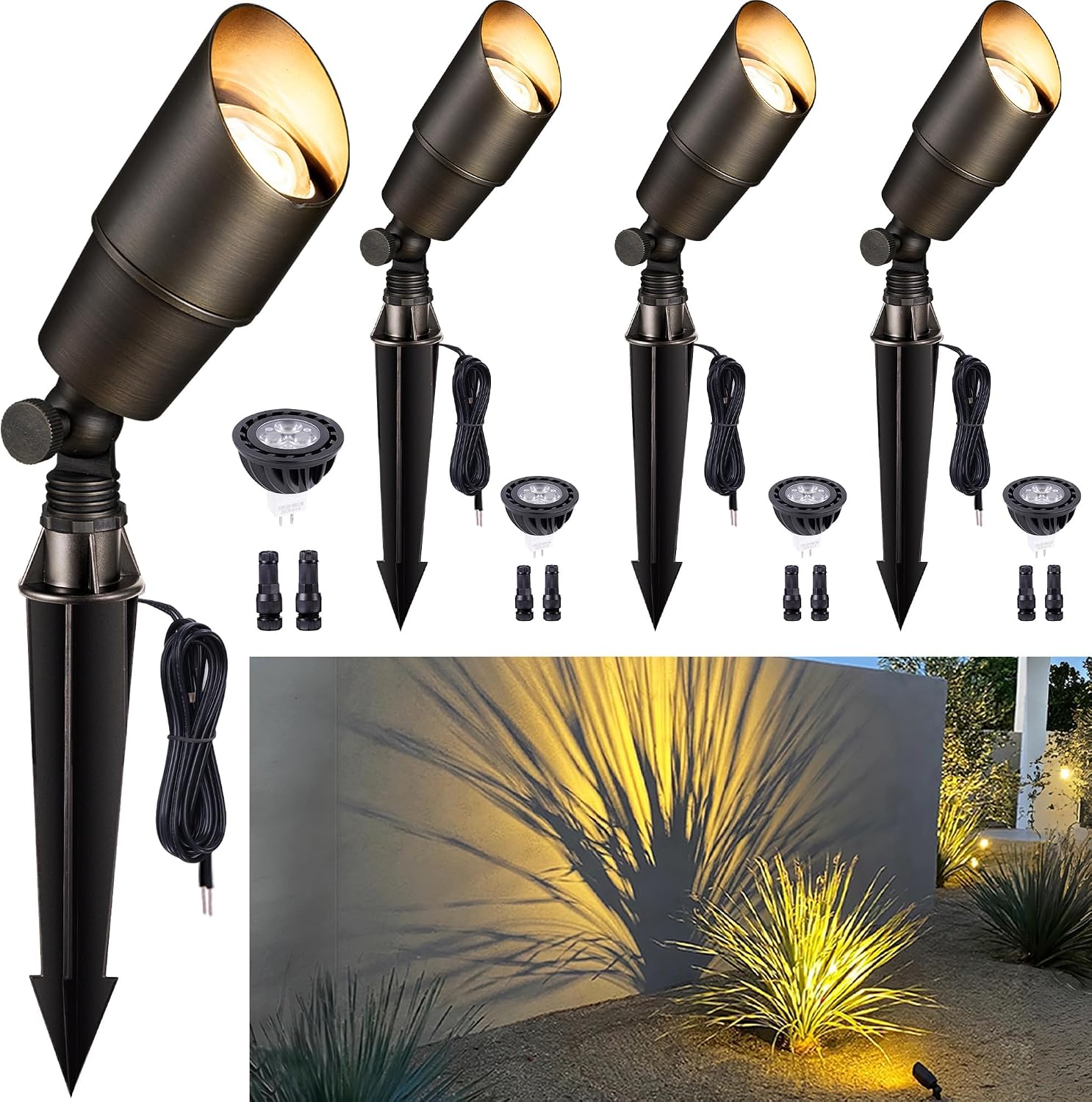 Messing-Landschaftsbeleuchtung – Outdoor Spotlight Bewertung und Preis